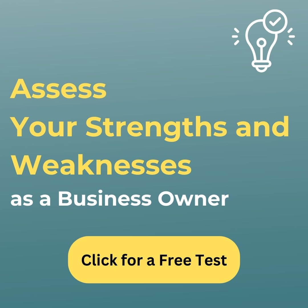 Assess your strengths and weaknesses as a business owner banner