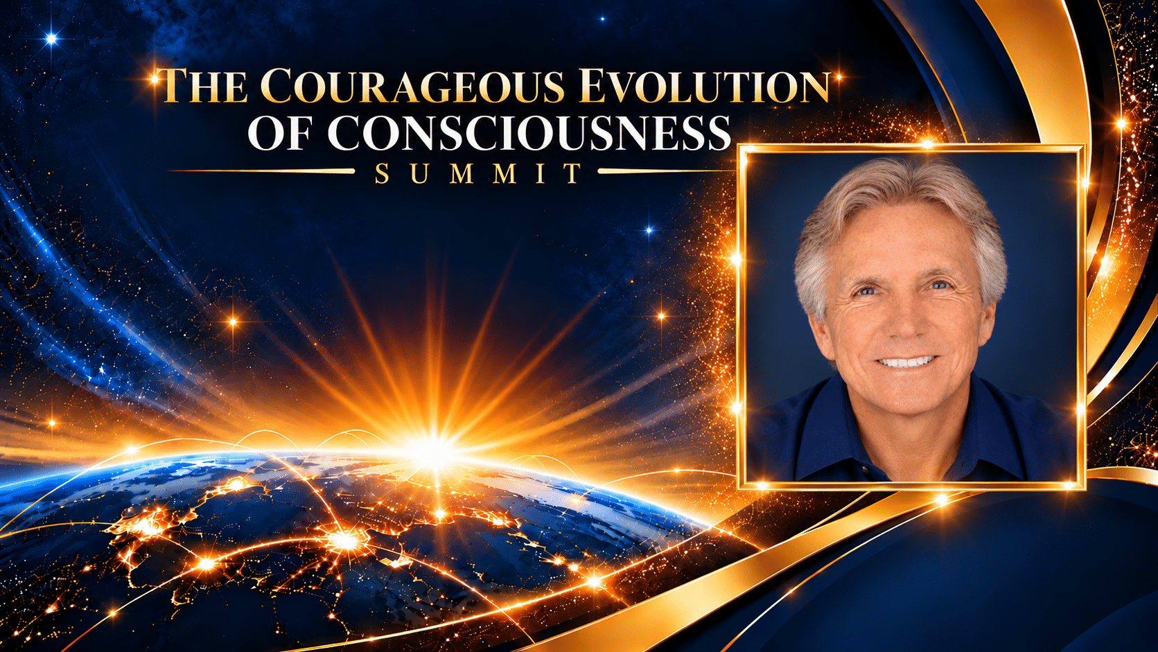 The Courageous Evolution of Consciousness Summit — Awakening Courage, Elevating Consciousness, Transforming the World. Coming January 2027. www.kendfoster.com/couragesummit